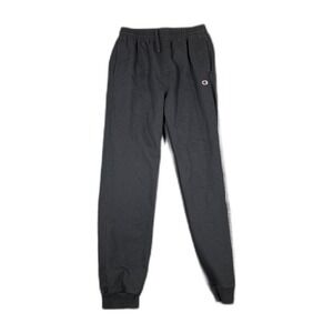 Champion Mens Jogger Sweatpants Black Large Tall LT Elastic Waist Cuffed 2697